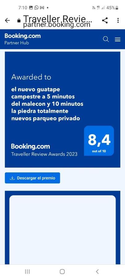 El Paraiso Paisa 5 Minutos Del Malecon Parqueadero Privado A Guatapé 외부 사진